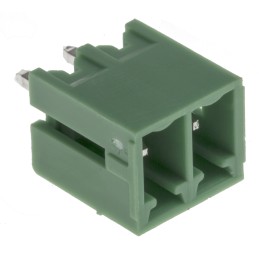 10 pcs - RS PRO 3.81mm Pitch 2 Way Pluggable Terminal Block, Header, Through Hole, Solder Termination
