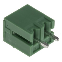 10 pcs - RS PRO 3.81mm Pitch 2 Way Pluggable Terminal Block, Header, Through Hole, Solder Termination
