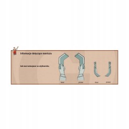 Bent left knife, working width 102mm, opening spacing