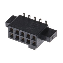 1 pcs - Samtec SFM Series Straight Surface Mount PCB Socket, 10-Contact, 2-Row, 1.27mm Pitch, Solder Termination
