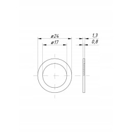 Valve diaphragm 0 104 08 for AP head 0 100 09 g
