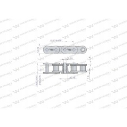Roller chain 10b 1 96ps reel