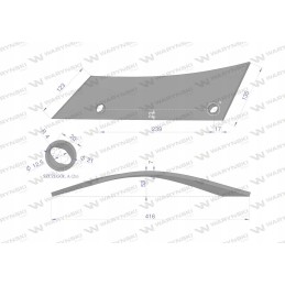 The right pier of the deck has two holes, for use with ESC