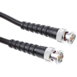 1 pcs - Telegartner Male BNC to Male BNC Coaxial Cable, 1.5m, RG59B/U Coaxial, Terminated