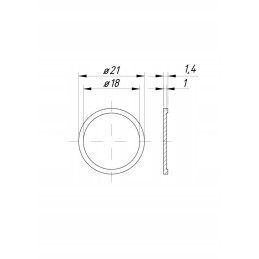 Valve diaphragm 0 104 07 fi 22mm AP0 sprayer