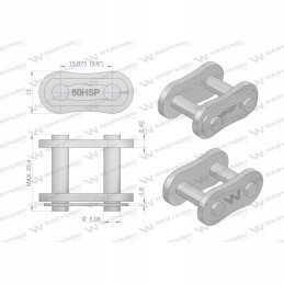 Reinforced chain lock z50sp r1 5 8 Warynsk