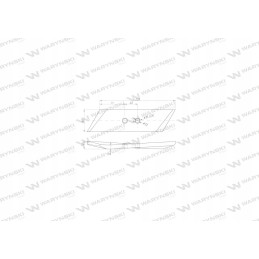 Chisel, right blade cover, kverne use