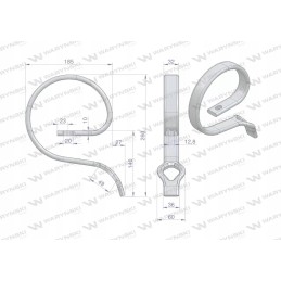 Tooth reinforcement 1417, auxiliary spring 32x10 w