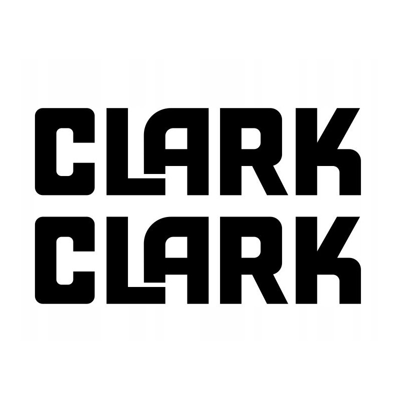 Stickers forklift inscription clark 25 cm