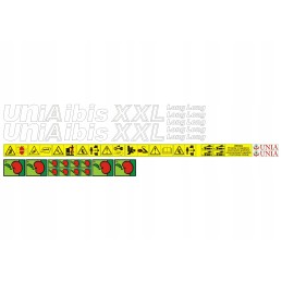 Set of stickers for the Unia Ibis XXL plug