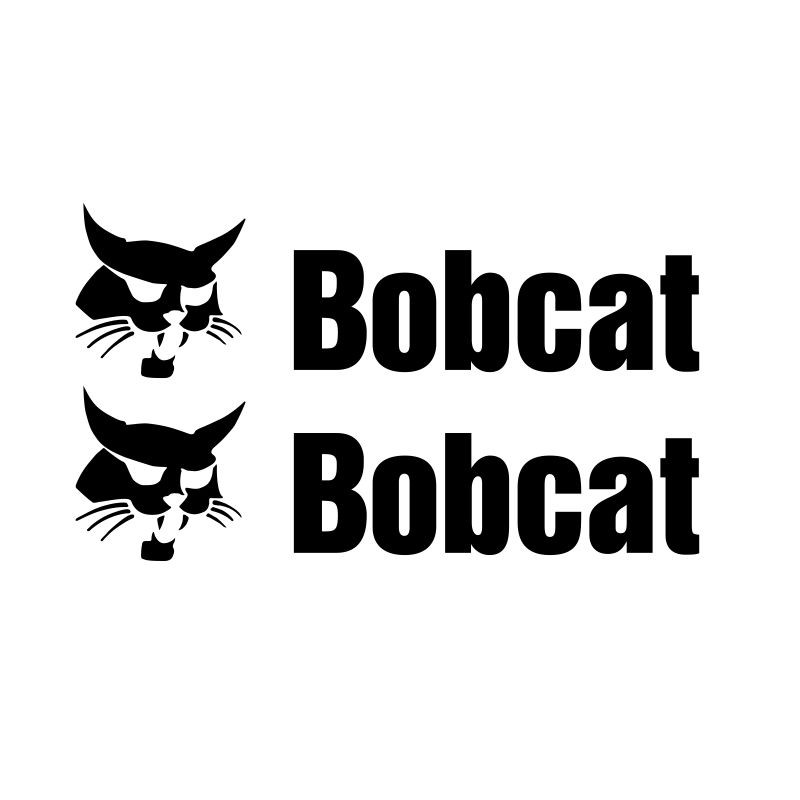 Stickers Bobcat mini loader excavator 25 cm