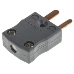 1 pcs - RS PRO In-Line Thermocouple Connector for Use with Type B Thermocouple, Miniature Size, IEC Standard