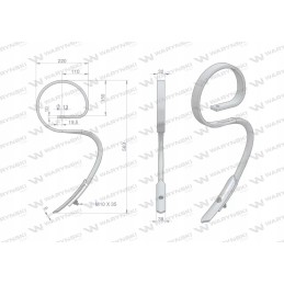 Spring tooth 013 32x10 Warynski