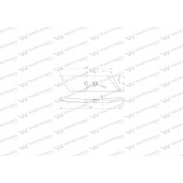 Chisel, left plow cover, kvernel use