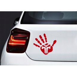 Punisher skull sticker skull skull 30 cm ab11