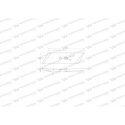 Chisel, right blade cover, kverne use