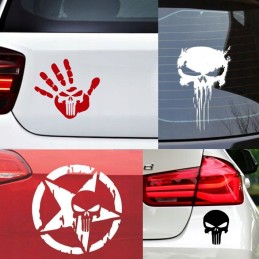 Superman Batman Punisher sticker 30 cm