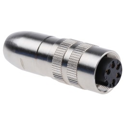 1 pcs - Lumberg 5 Pole Din Socket, DIN EN 60529, 5A, 250 V ac IP68, Female, Cable Mount