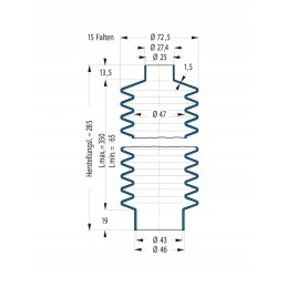 Protective bellows cfw v6 59