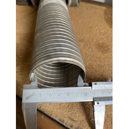 Exhaust pipe y60 l 250mm rottne oe internal 61mm