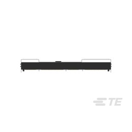 350 pcs - TE Connectivity, SLIVER 2.0 Board Mount Right Angle Mini I/O Connector Receptacle, 168 Way