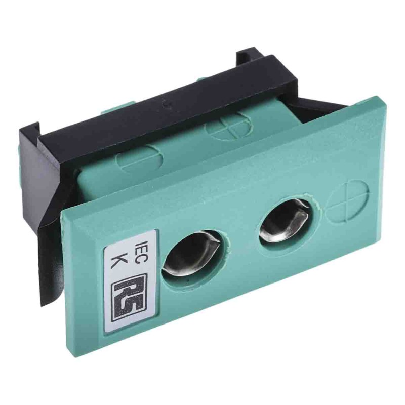 1 pcs - RS PRO Fascia Thermocouple Connector for Use with Type K Thermocouple, Standard Size, IEC Standard