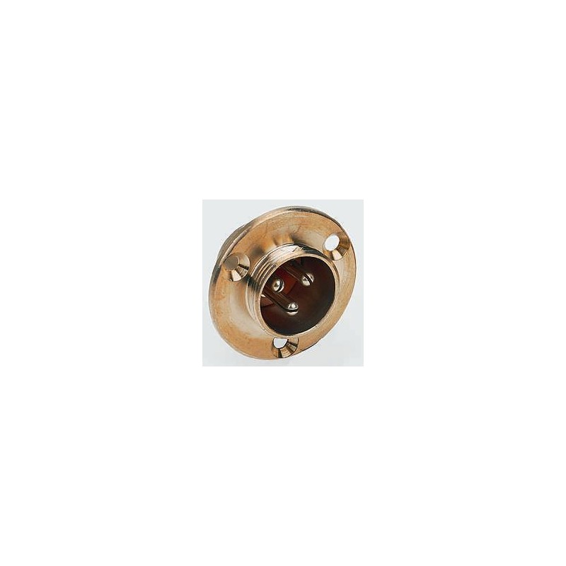 1 pcs - Hirose Circular Connector, 2 Contacts, PCB Mount, Socket, Male, HS16 Series