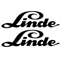 Forklift stickers, linde inscription, 30 cm