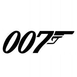 Agent 007 james bond sticker 35 cm
