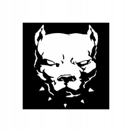 Pit bull dog beast car sticker 35 cm