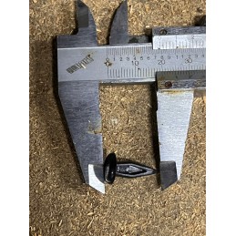 Plastic rivet, 50 pcs, plastic, length 20mm