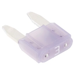 50 pcs - Littelfuse 3A Purple Blade Car Fuse, 32V dc