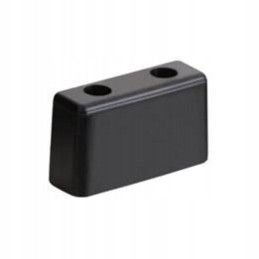 Bumper bumper, rubber stopper, 120x40x40, 2 holes