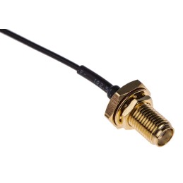 1 pcs - RS PRO Female SMA to Female U.FL Coaxial Cable, 300mm, RF Coaxial, Terminated