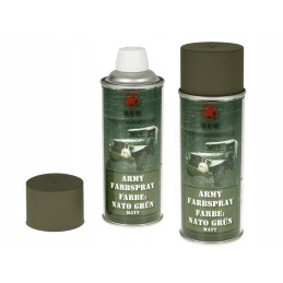 Mfh military paint spray 400ml nato green matt