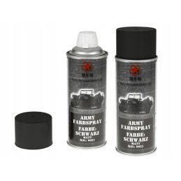 Mfh military paint spray 400ml black matt black
