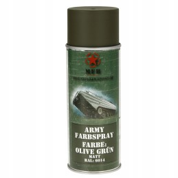Mfh military paint spray 400ml olive green matt