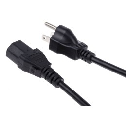 1 pcs - RS PRO IEC C13 Socket to Type B US Plug Plug Power Cord, 2.5m