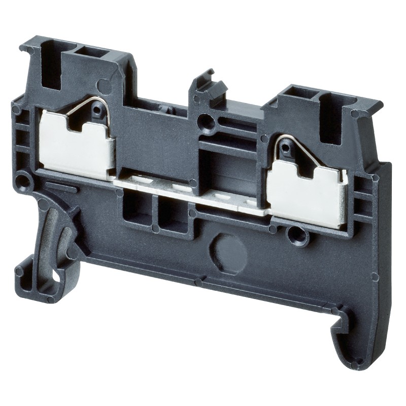 10 pcs - Omron XW5T Series Grey Non-Fused Terminal Block, 1.5mm², Single-Level, Push In Termination