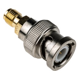1 pcs - RF Solutions Straight 50Ω RF Adapter SMA Socket to BNC Plug