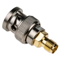 1 pcs - RF Solutions Straight 50Ω RF Adapter SMA Socket to BNC Plug