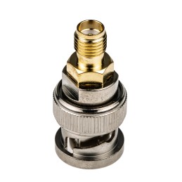 1 pcs - RF Solutions Straight 50Ω RF Adapter SMA Socket to BNC Plug