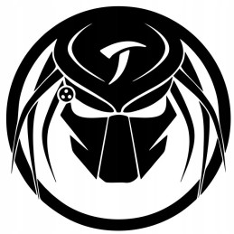 Sticker predator alien alien alien ufo 40 cm