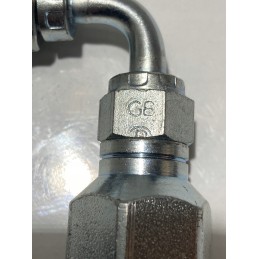 Parker hose connector 4276 g6 90 degree thread 5 8 18