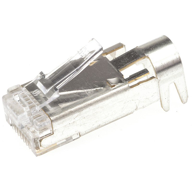 1 pcs - Hirose TM21P Series Male RJ45 Connector, Cable Mount, Cat5e, STP Shield