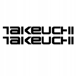 Takeuchi stickers excavator loader 40 cm