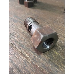 Hollow overflow screw, long 75 mm