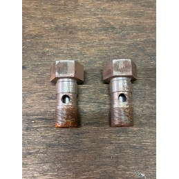 Hollow overflow screw, long 75 mm