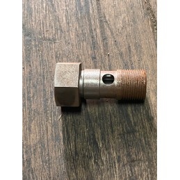 Hollow overflow screw, long 75 mm