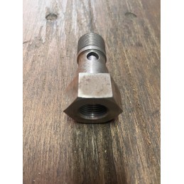 Hollow overflow screw, long 75 mm